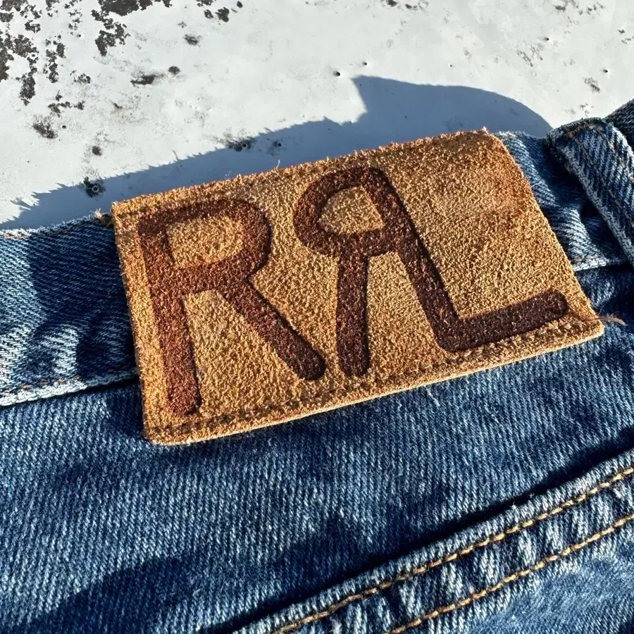 RRL 데님 컷오프 쇼츠 made in usa