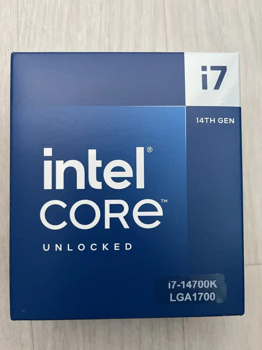 인텔 i7 14700k