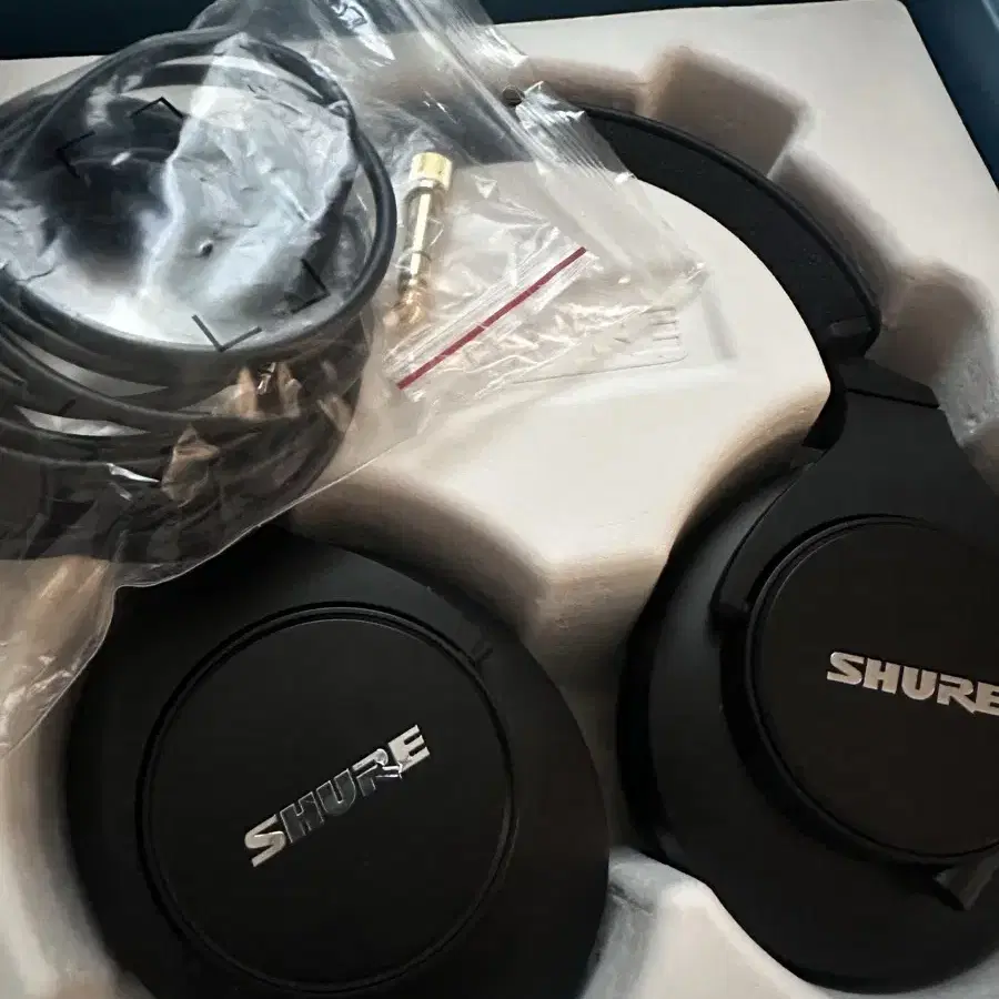 슈어 shure srh440a 모니터링 헤드폰 헤드셋