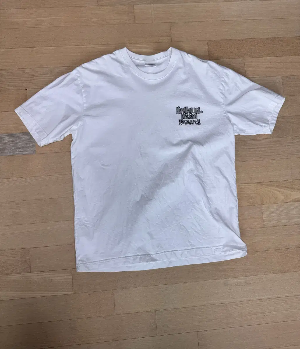 No Manual DOODLE LOGO Vahn Short Sleeve White L