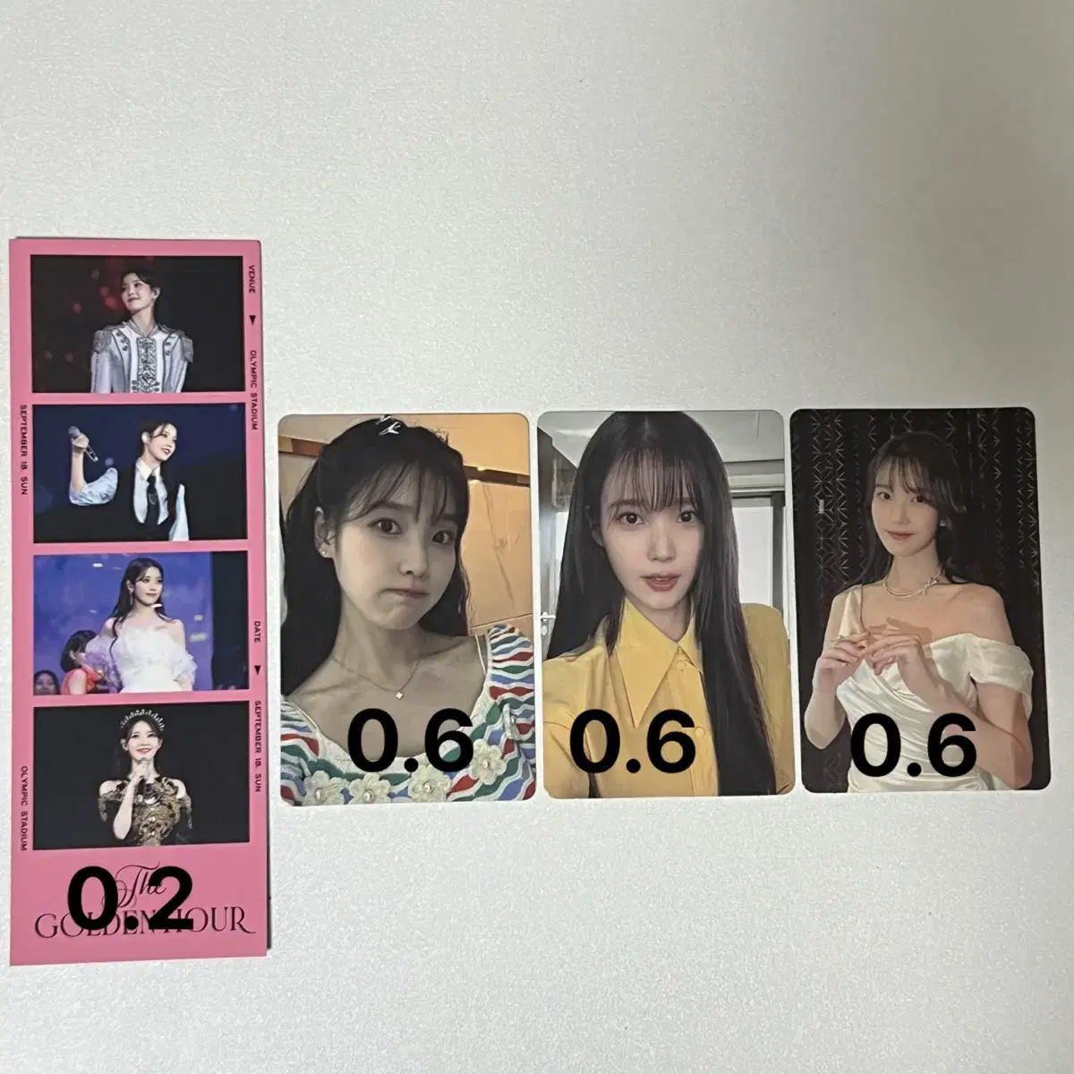 IU Golden Hour Concert dvd photocard