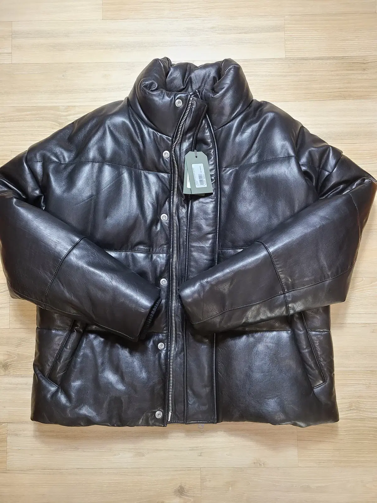 [Genuine/New] [L] All Saints Mercerized Leather Padding