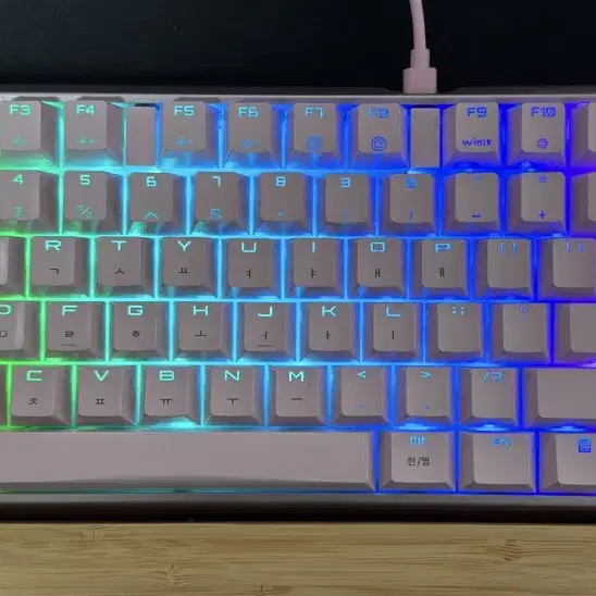 커스텀(윤활) 체리 키보드 MX BOARD 3.0S RGB TKL 핑크