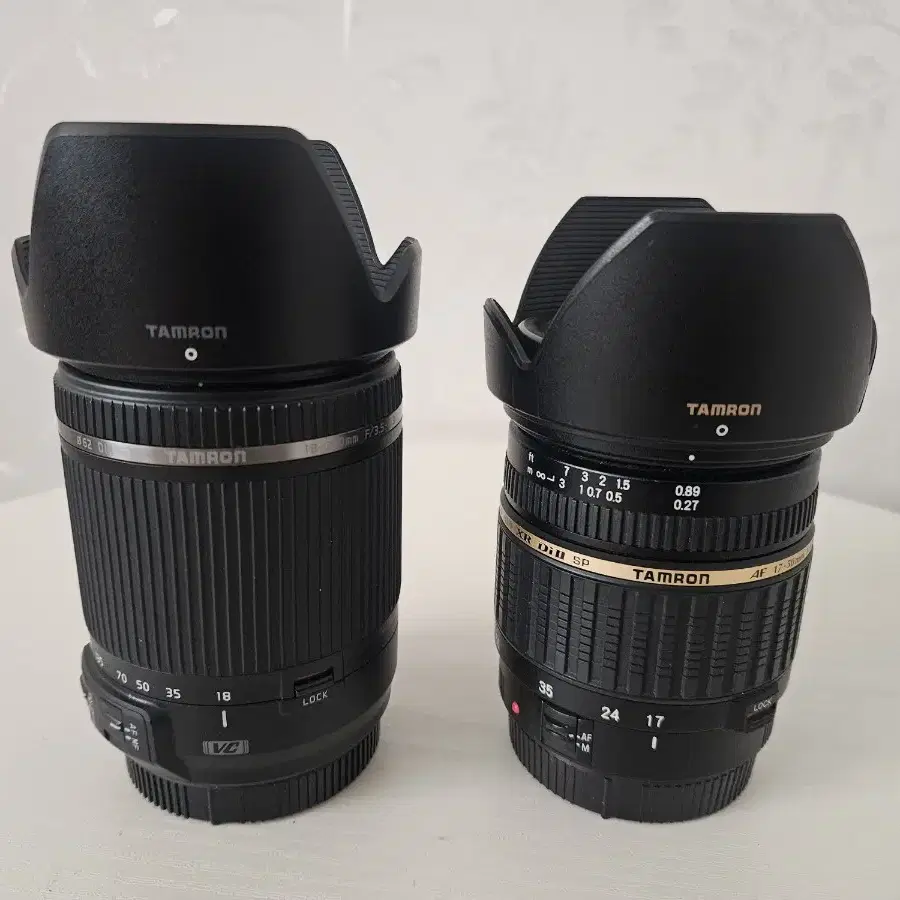 탐론 렌즈 2개 일괄 18-200mm+17-50mm 캐논용