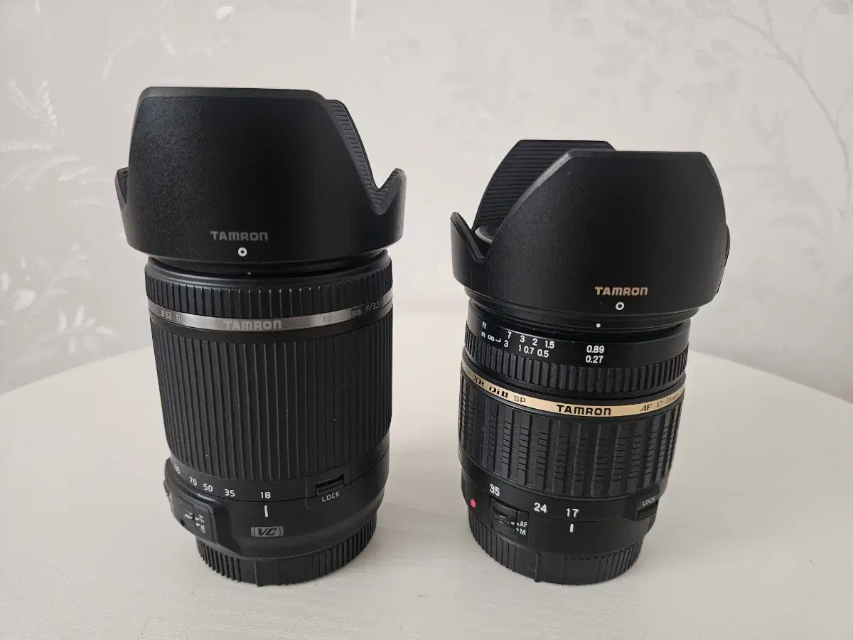 탐론 렌즈 2개 일괄 18-200mm+17-50mm 캐논용