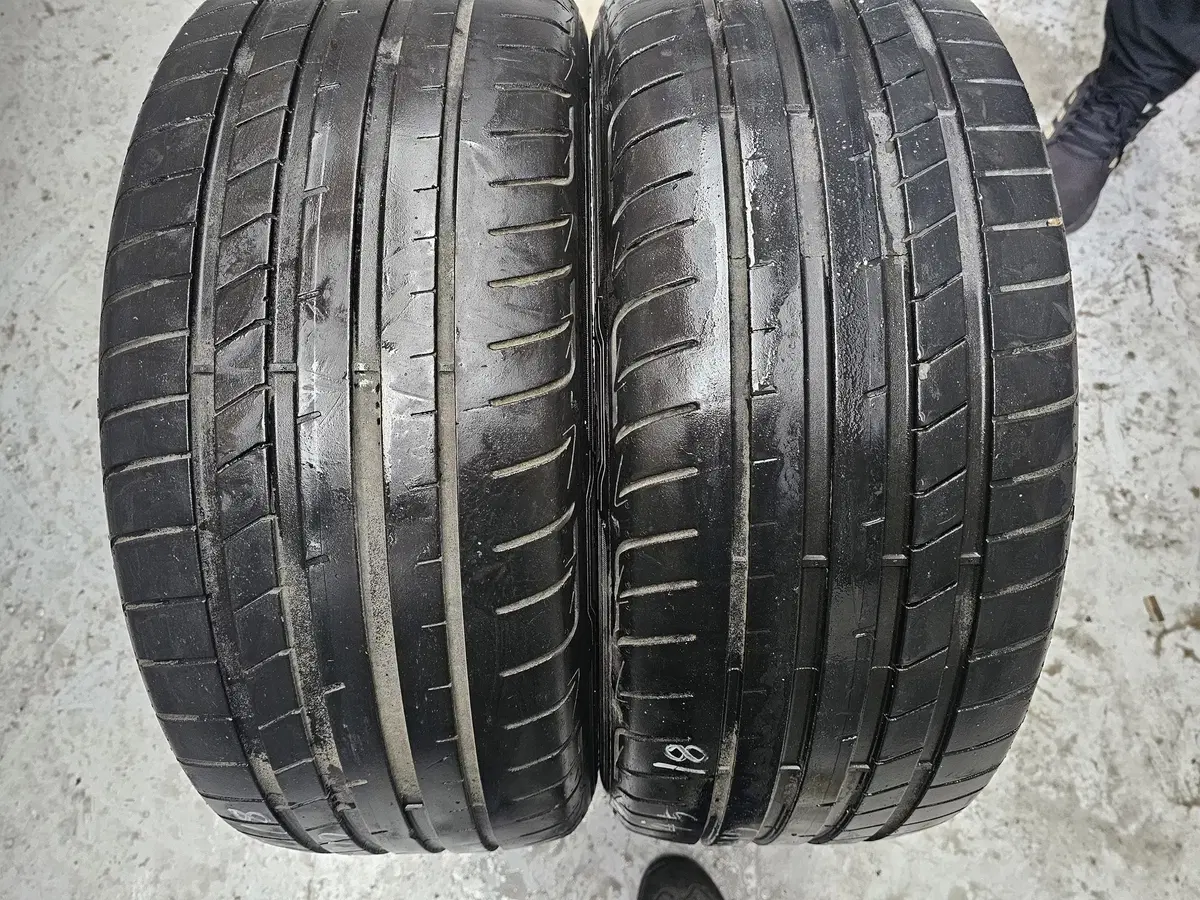 245/45R18 벤츠, BMW 순정 런플랫타이어 4본