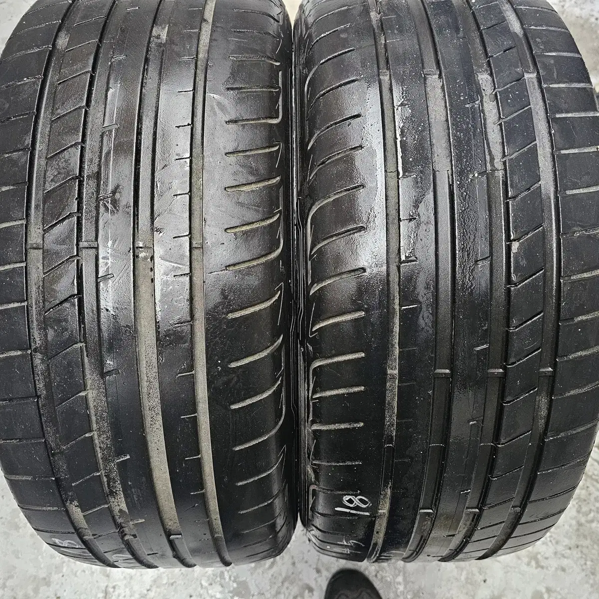 245/45R18 벤츠, BMW 순정 런플랫타이어 2본