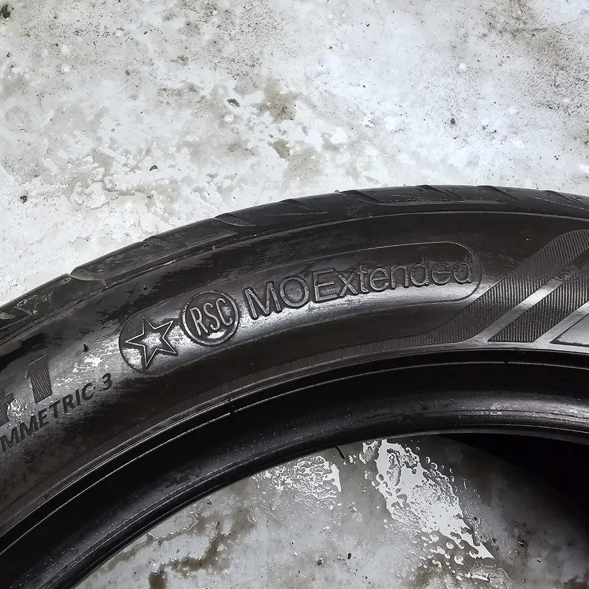 245/45R18 벤츠, BMW 순정 런플랫타이어 4본