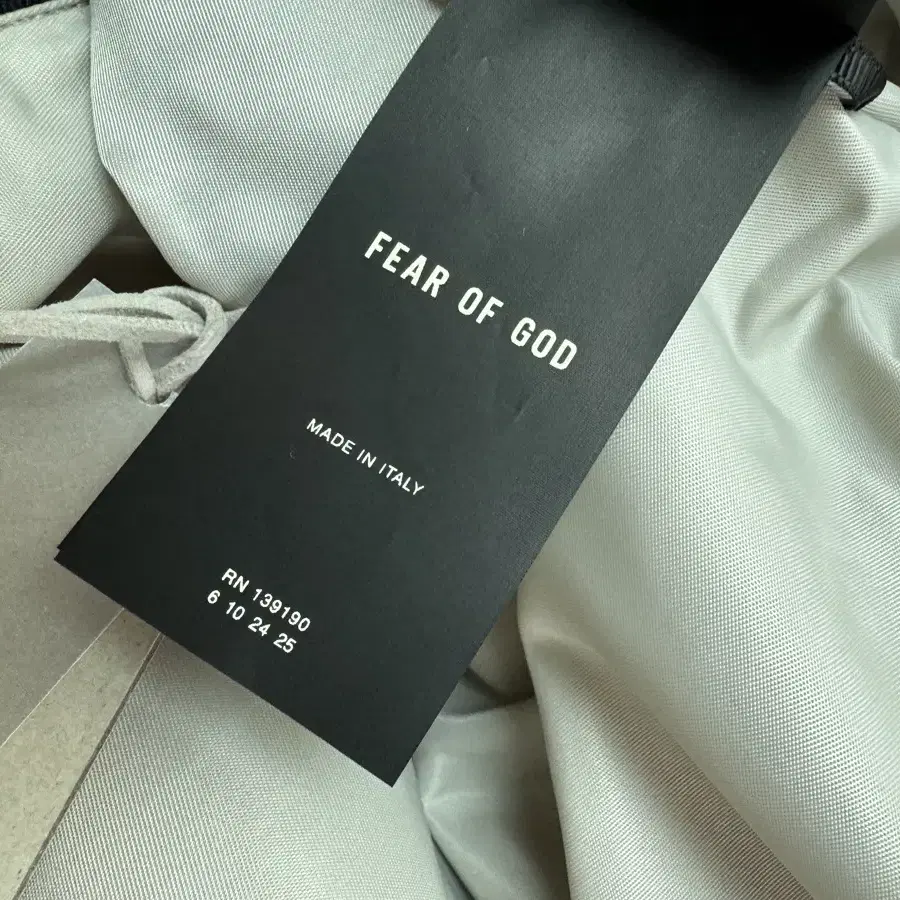 피어오브갓 이터널 트윌 봄버 자켓 시멘트 MA-1  FEAR OF GOD