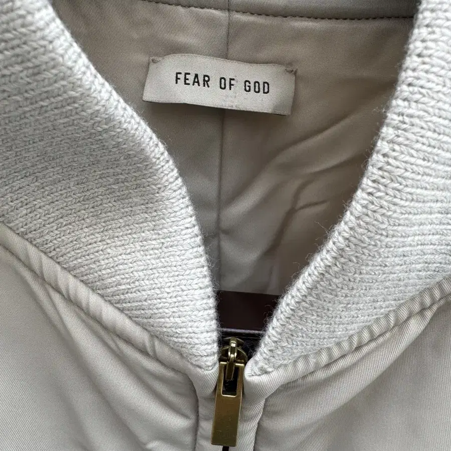 피어오브갓 이터널 트윌 봄버 자켓 시멘트 MA-1  FEAR OF GOD