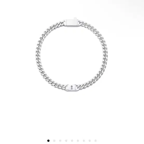 넘버링 팔찌 curb chain bracelet with a13 5945