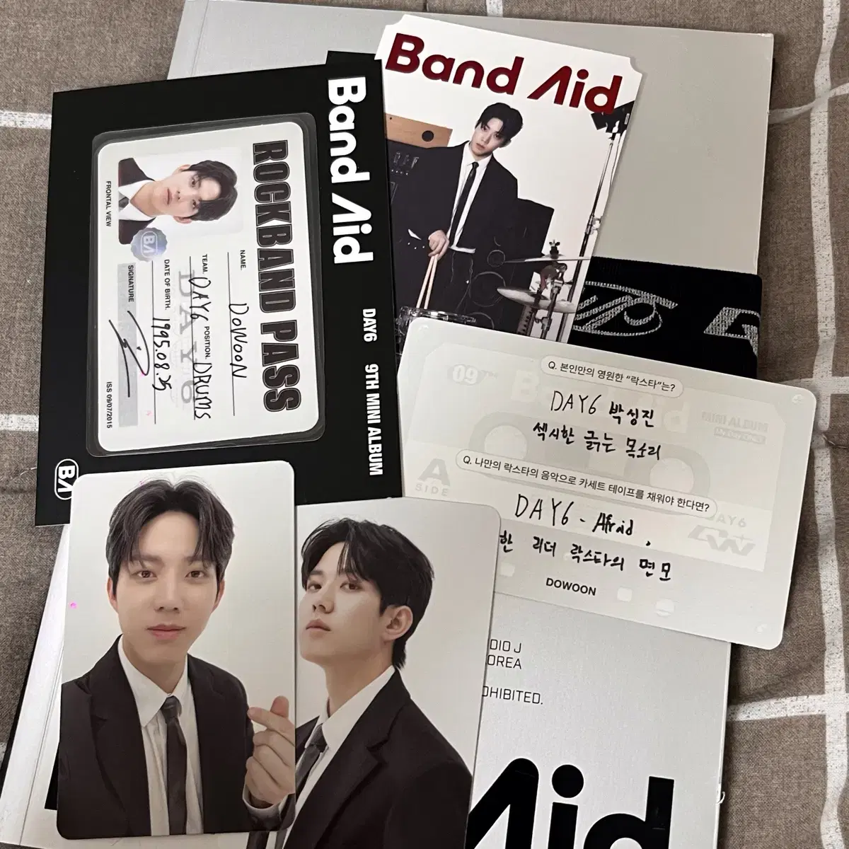 데이식스 BAND AID 도운 풀셋