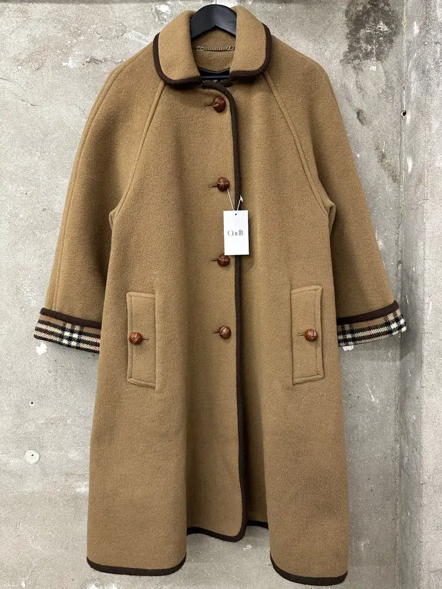 Burberry 버버리 브라운 발마칸 울 코트