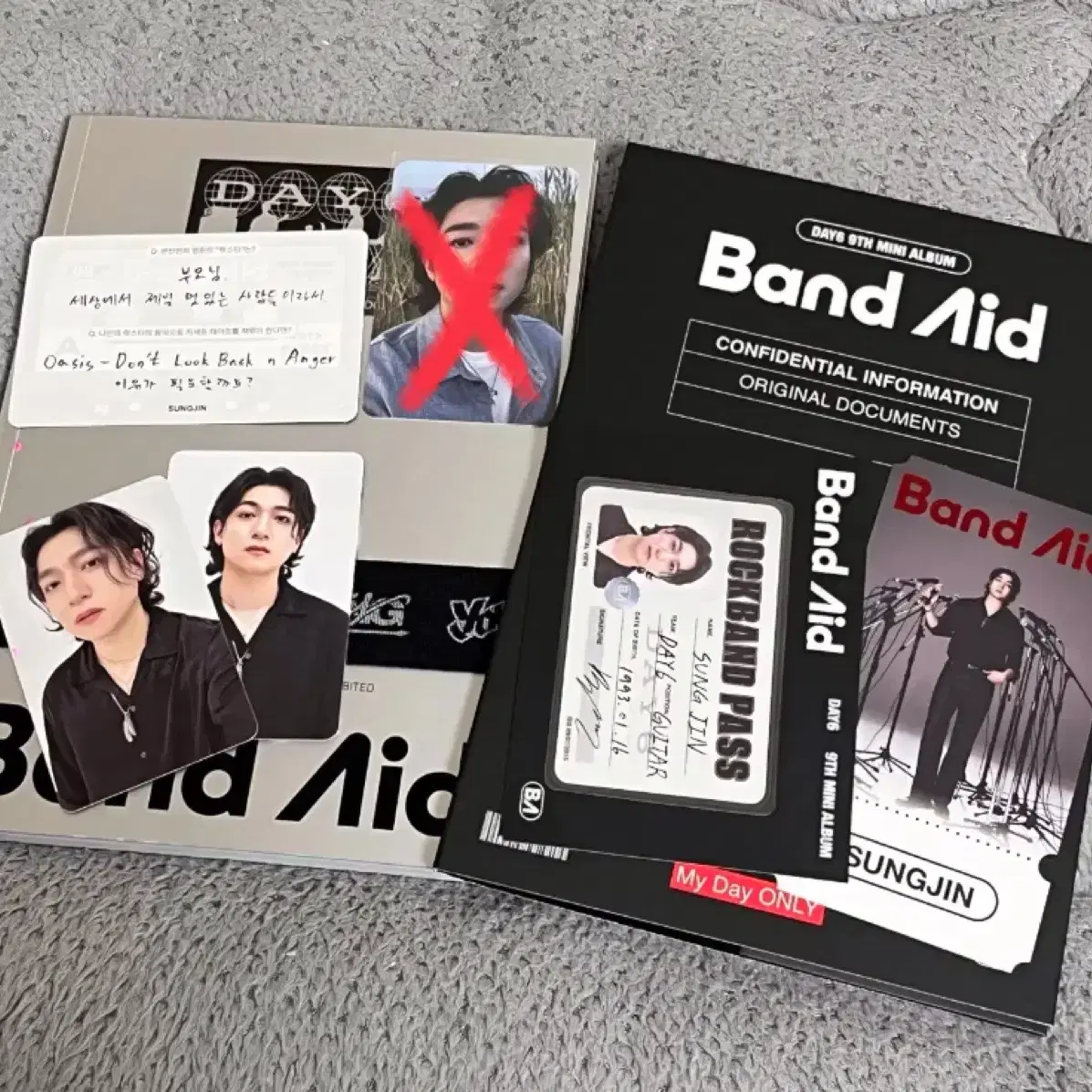 데이식스 BAND AID 앨범 성진 풀셋