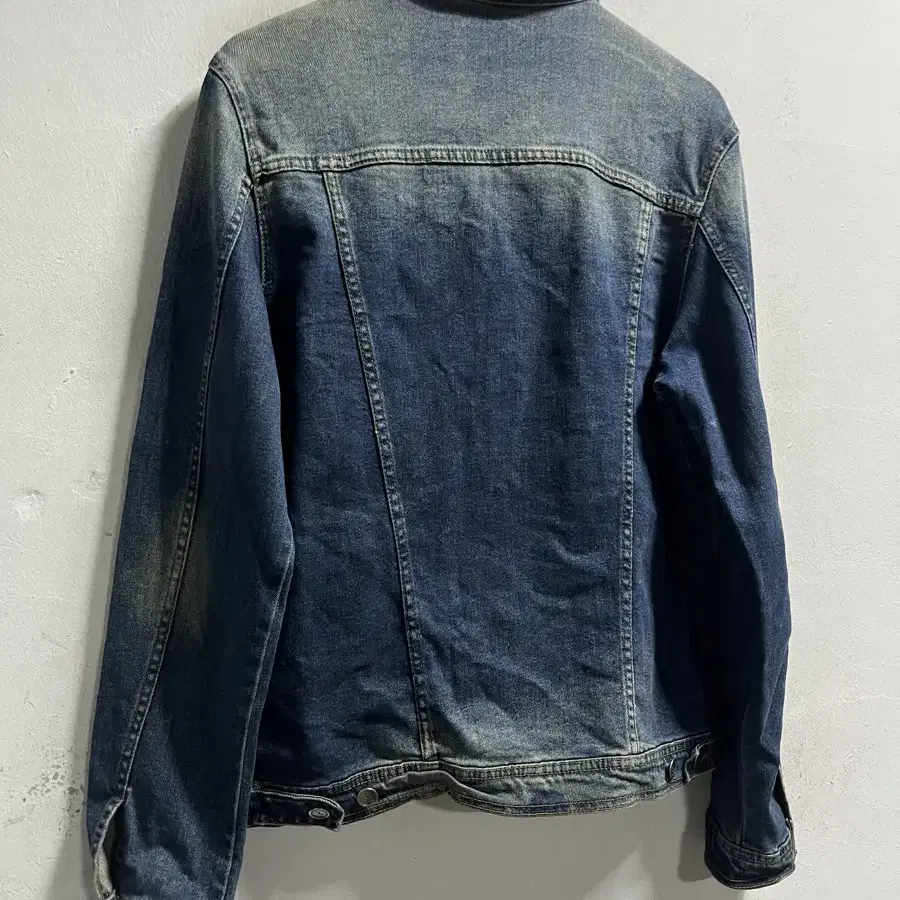 100-105 ZARA 자라 스판 워싱 데님 청자켓 정품