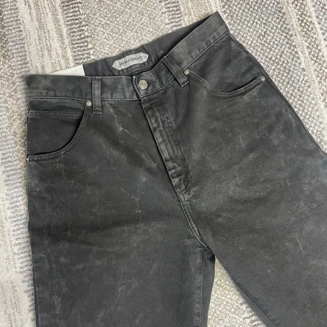 24SS 나마체코 Lomna Denim jeans 블랙 멘톨