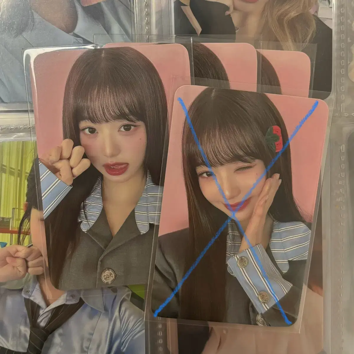 ive fanmeeting md acrylic holder unreleased photocard wonyoung wts