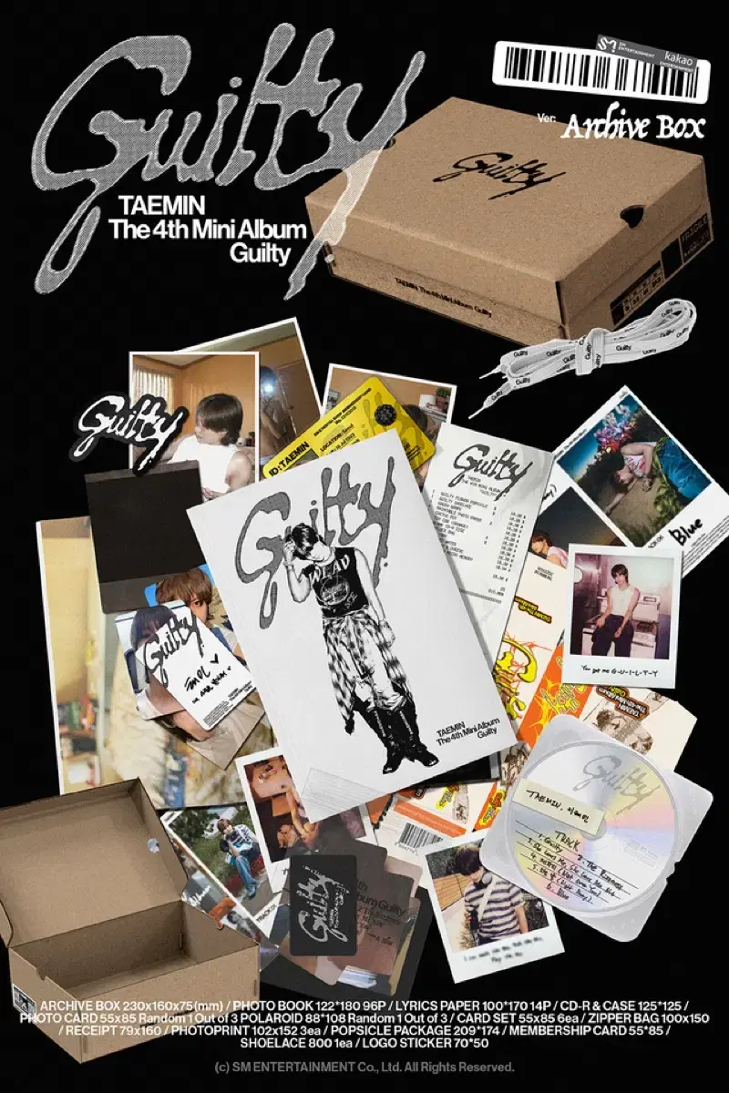 Taemin Guilty Guilty Archive Box WTS