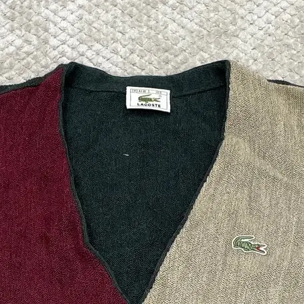 LACOSTE 라코스테 가디건 크롭 리메이크