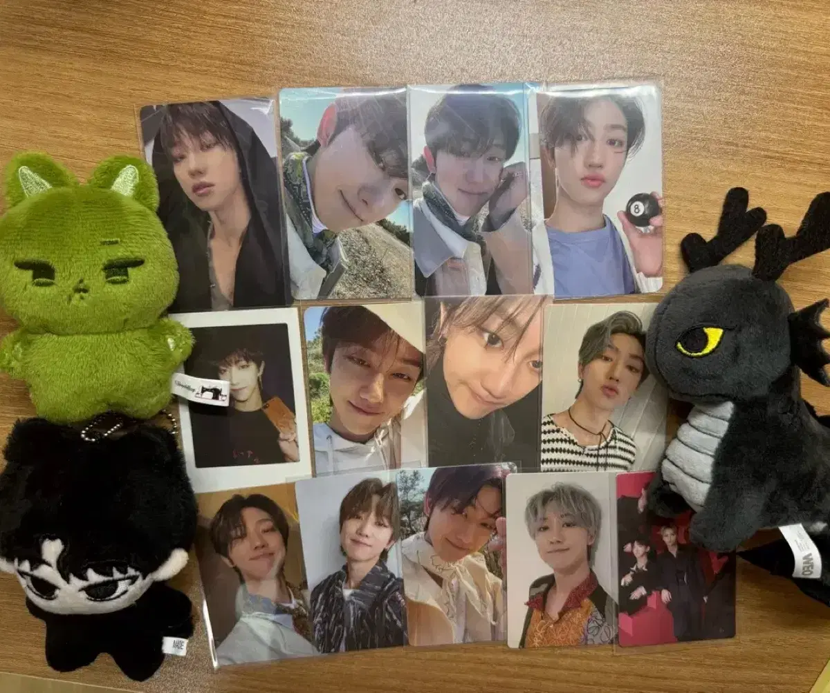 Seventeen the8 photocard Mongchanan doll Black Dragon It Mongaeon FeatherSun SpiderPills RinseRae