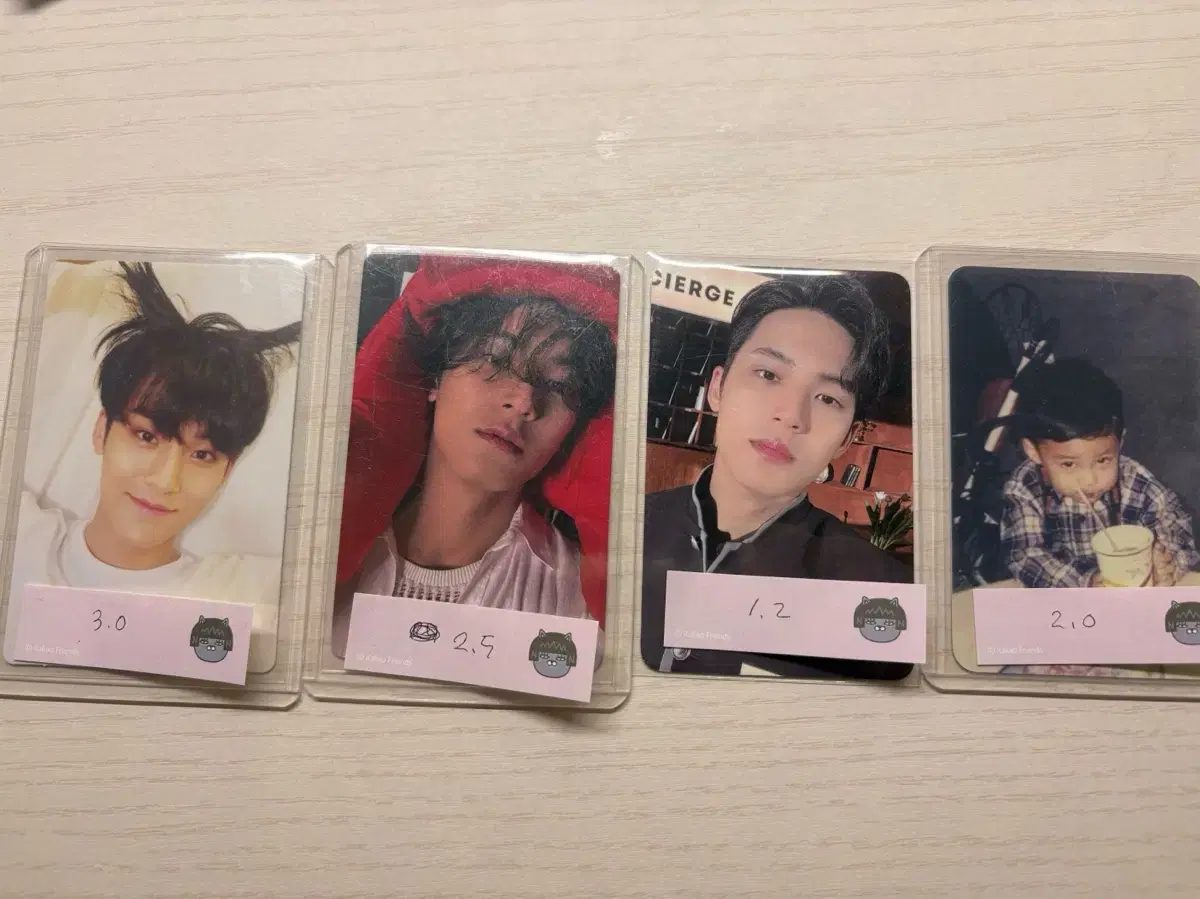 Hua Ming Park, Heaven Yizhiyu, Falcon Again, mingyu Aggie Photocard