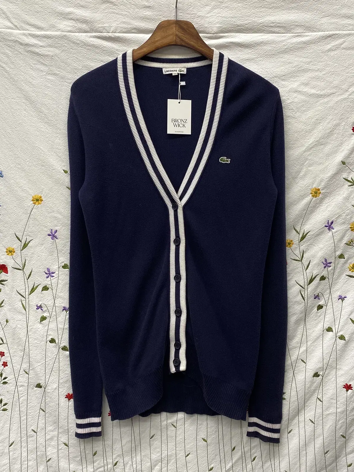 Lacoste V-neck cardigan (Woman XS) / [11626]