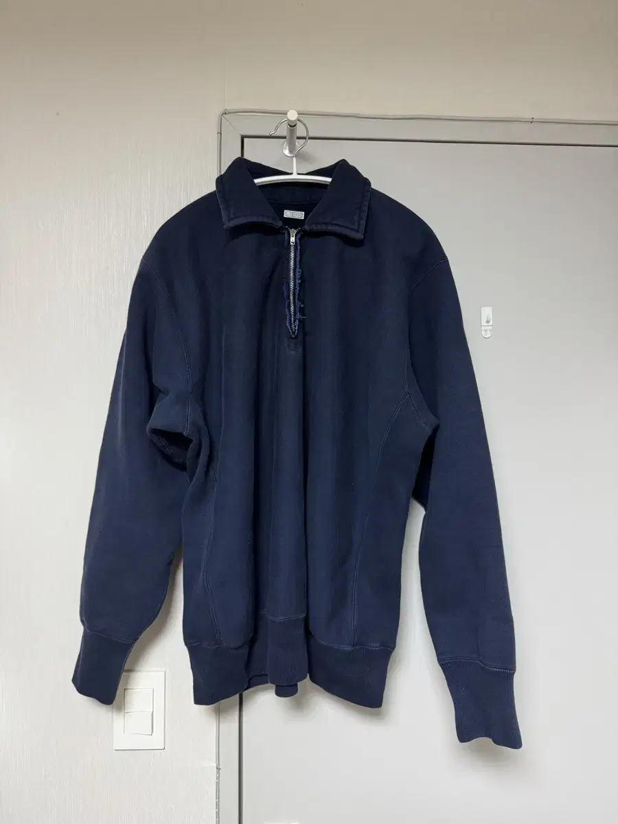 Apres-Season 24FW Vintage Sweat Half Zip Up Navy 4