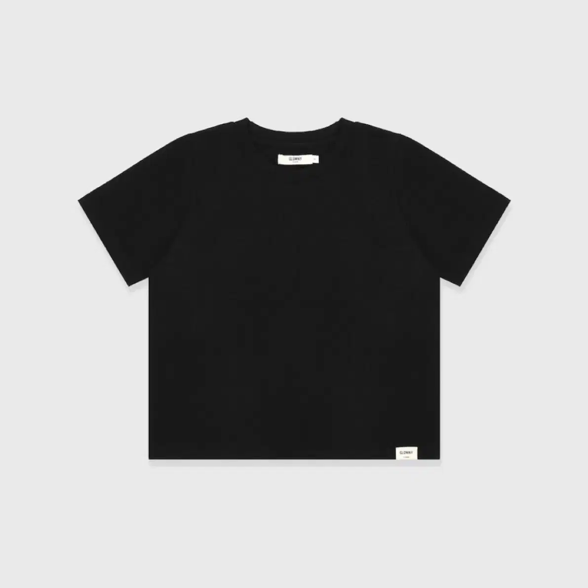 글로니(glowny) G CLASSIC SOFT TEE 블랙 소프트 티