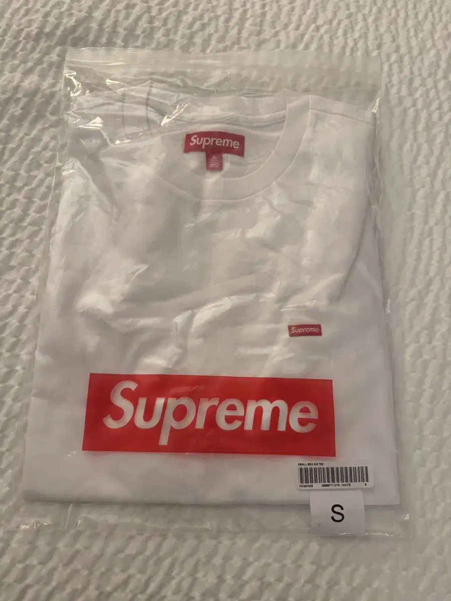 Supreme Small Boxy T-Shirt White - 24ss