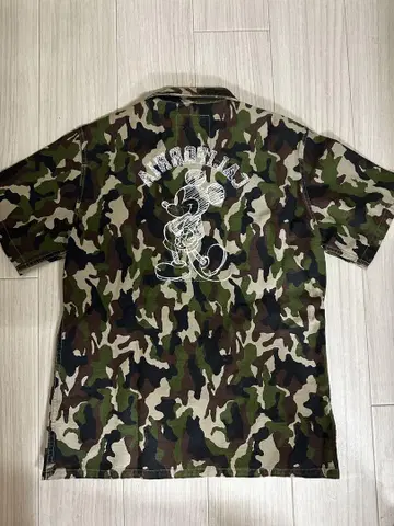 XLARGE 디즈니콜라보레이션 미키 카모 패턴