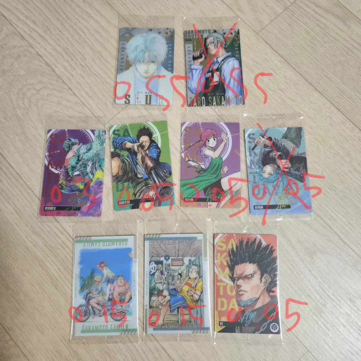 Sell unsealed Sakamoto Daze Wehasu kards/Sakamoto Daze/Wehasu/Nagumo