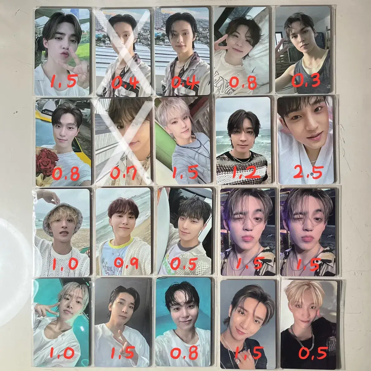 Seventeen Mini Vol. 12 beatroad s.coups jun woozi vernon dino ld photocard WTS