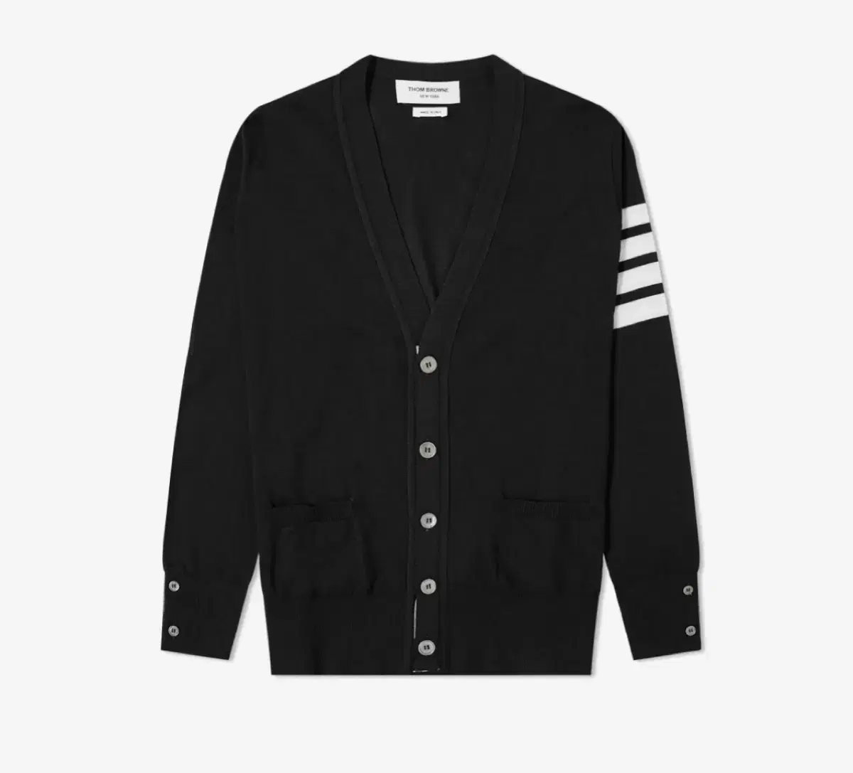 Thom Browne Merino Wool Cardigan Black size 5