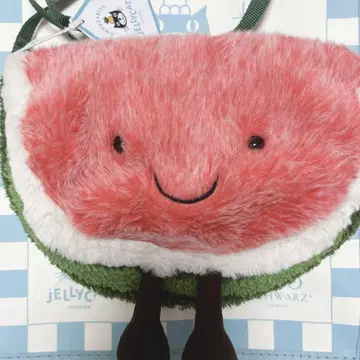 젤리캣 jellycat 수박 봉제 인형 미니백 숄더