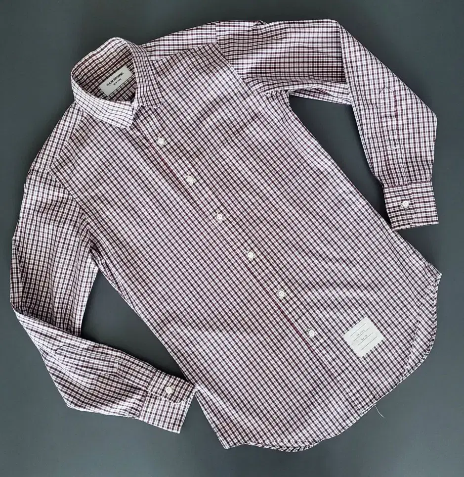 Thom Browne Round Kara Check Shirt