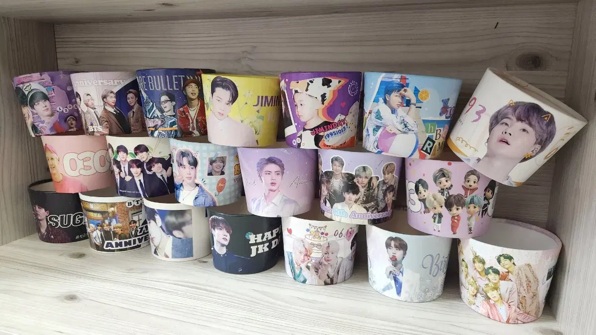 BTS unofficial goods cup holder