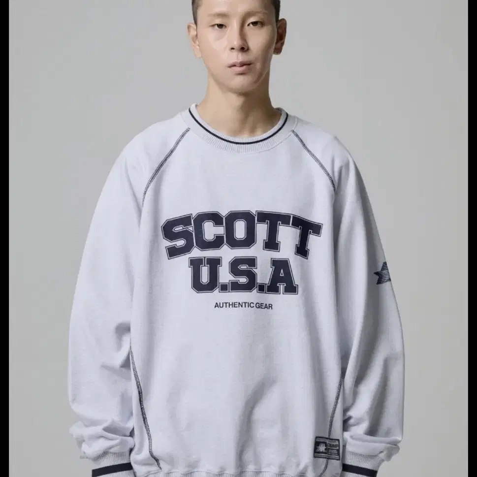 크럼프 scott 오버핏 맨투맨 L