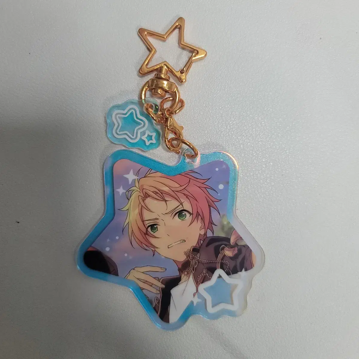 Anstar Ensemble Stars Star-shaped aurora acrylic keyring Mako