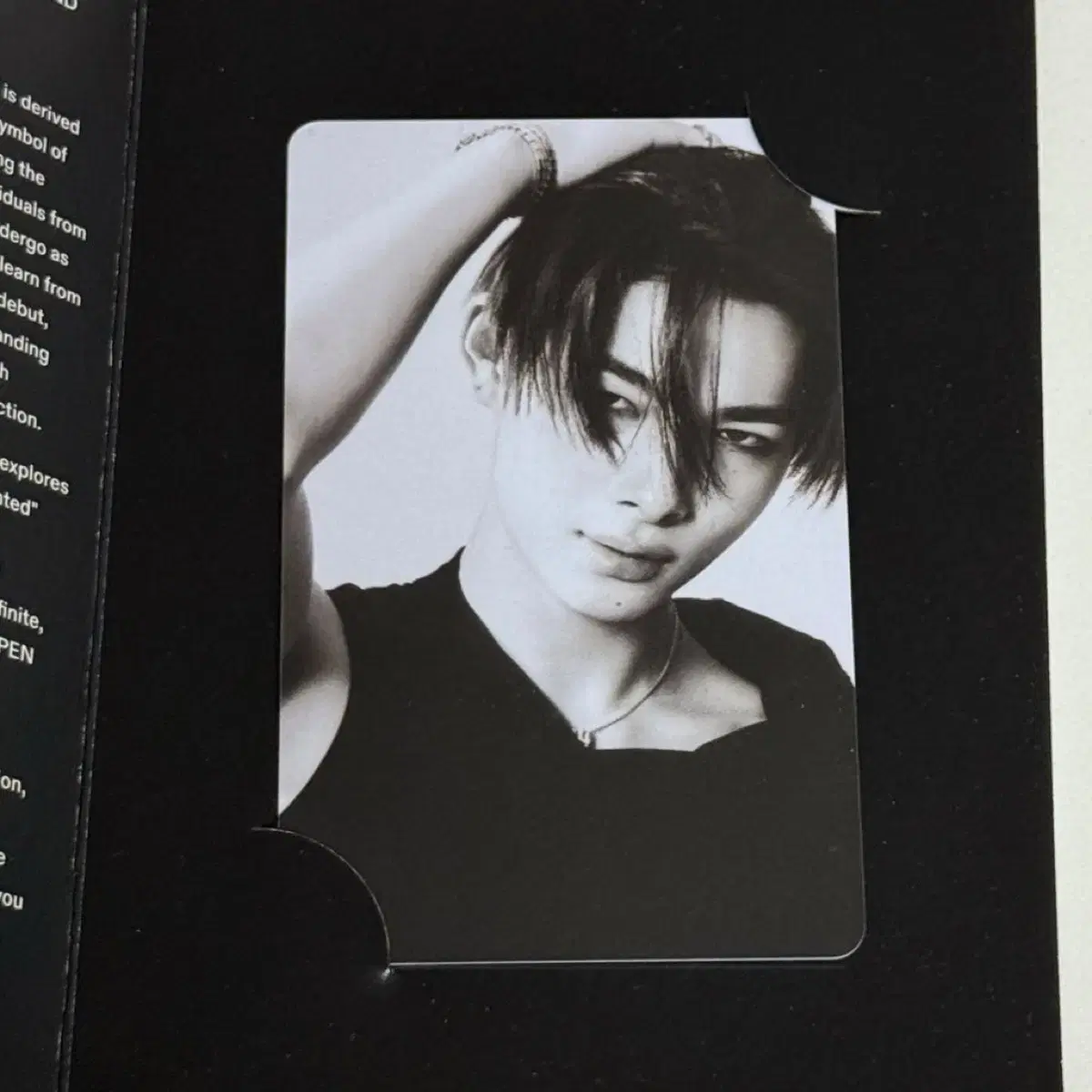 Entrance to the Enhypen exhibition UNSEEN photocard photocard ni-ki