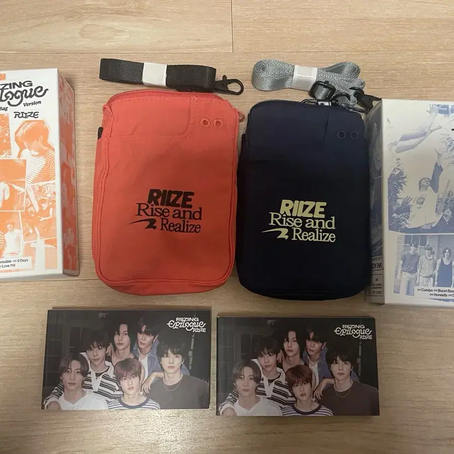 라이즈 앨범 travelbag ver 네이비 오렌지 트래블백 에필로그