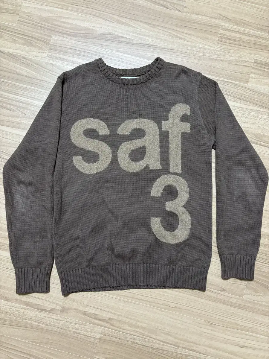 BASIC SAFARI KNIT (BROWN)_safari spot