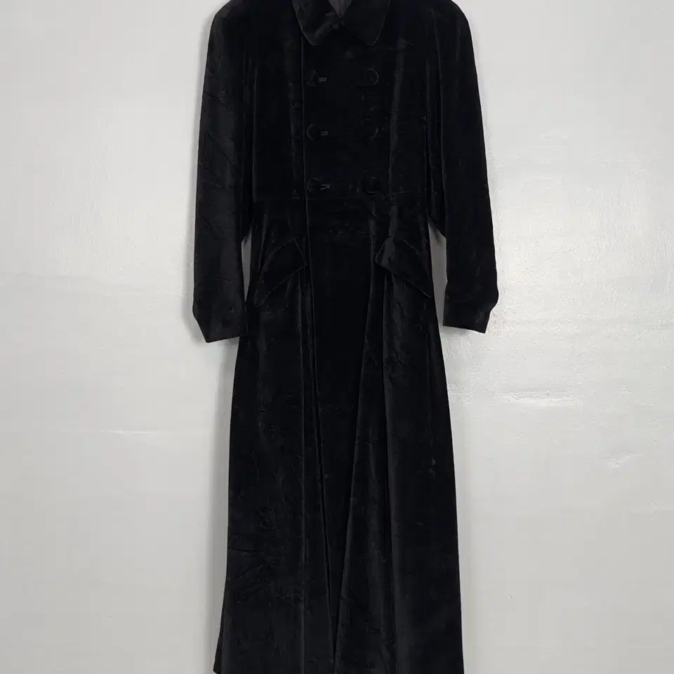 Jean Paul Gaultier velvet long coat