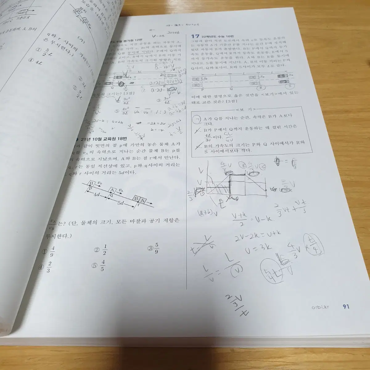 기출의 파급효과 과학영역 물리학1 상