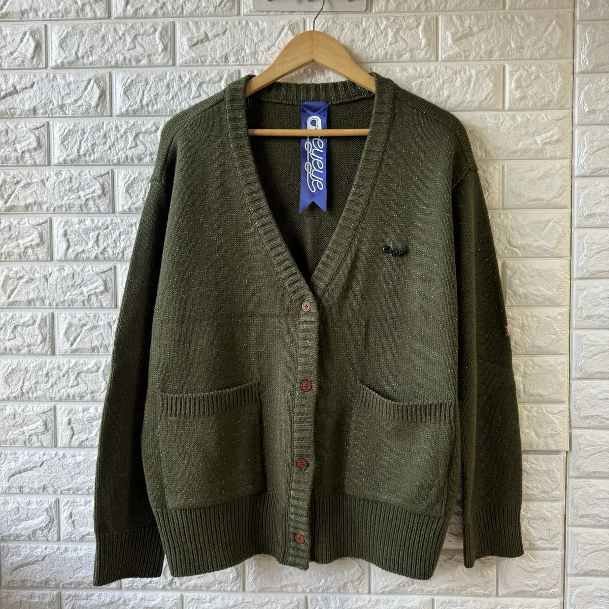 EYEYE Eye-eye Overfit Cardigan Khaki