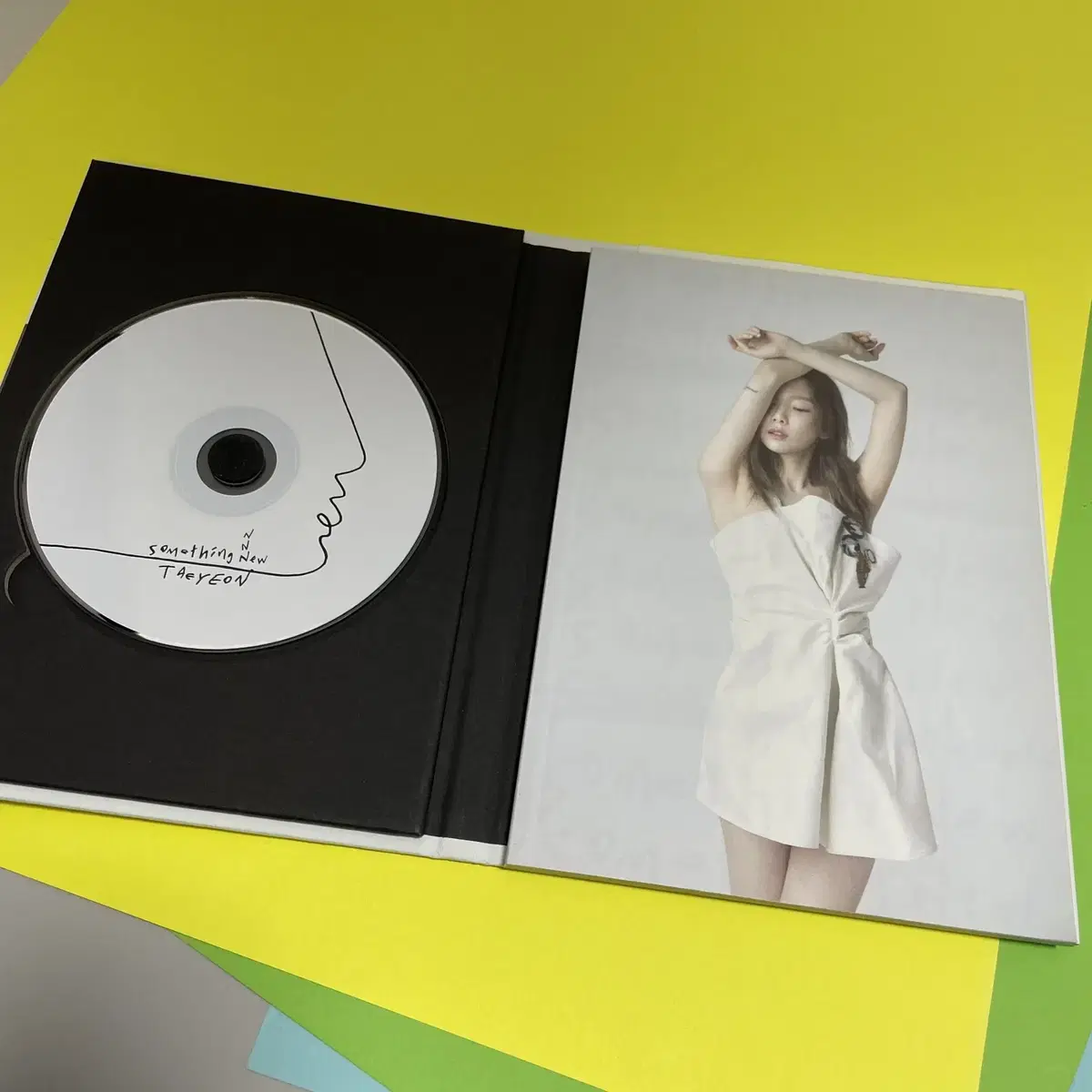 [중고음반/CD] 소녀시대 태연 미니 3집 Something New 포카