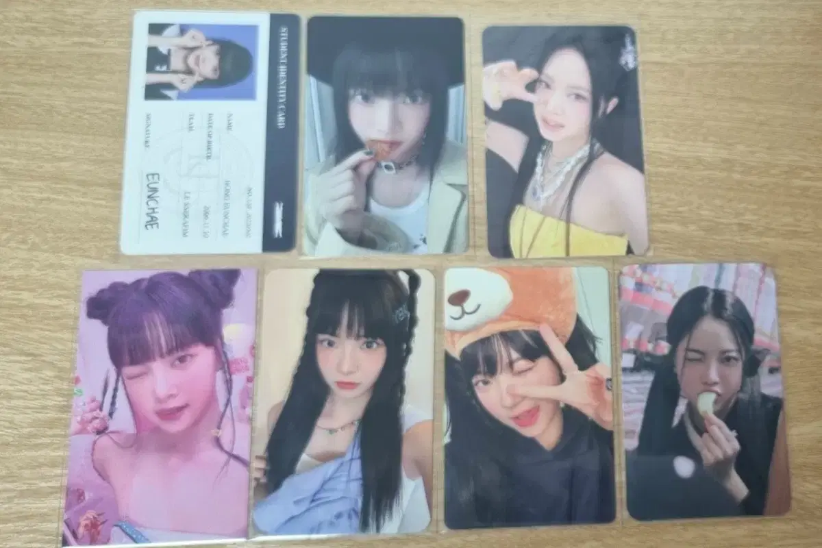 le sserafim hong eunchae photocard in bulk