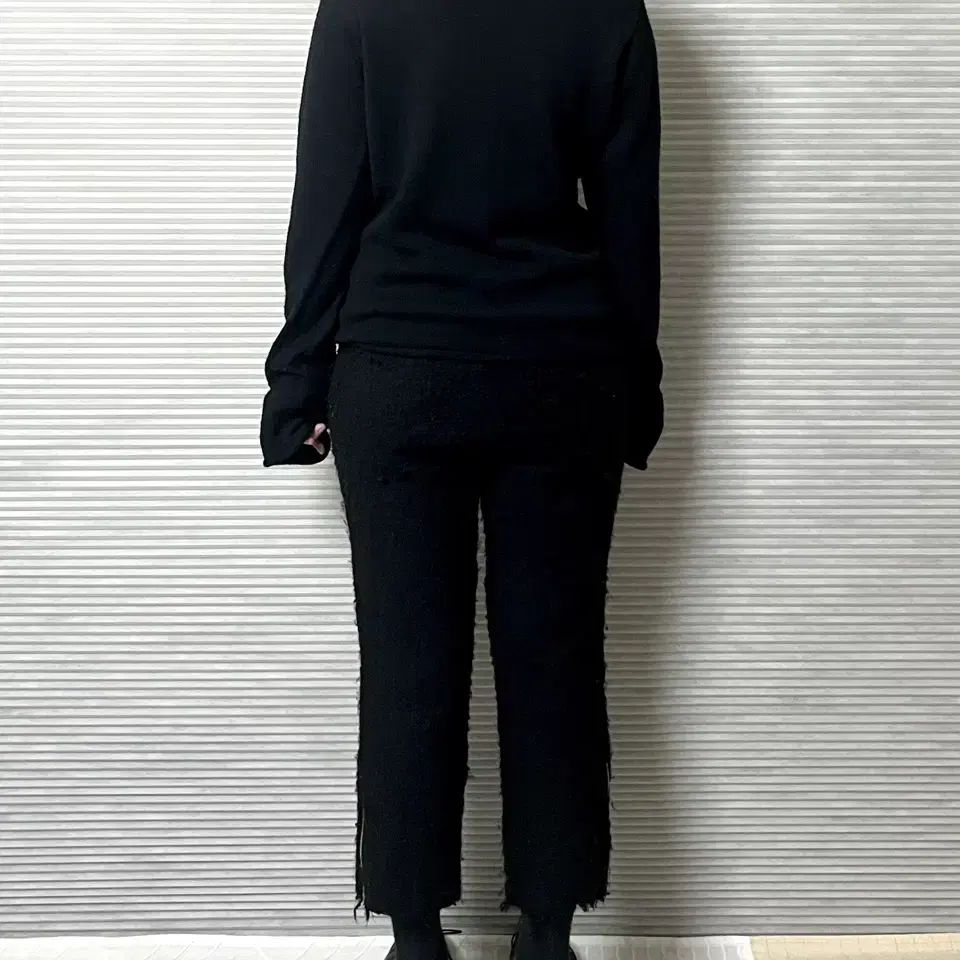 요지야마모토 체크 패치 가디건 yohji yamamoto