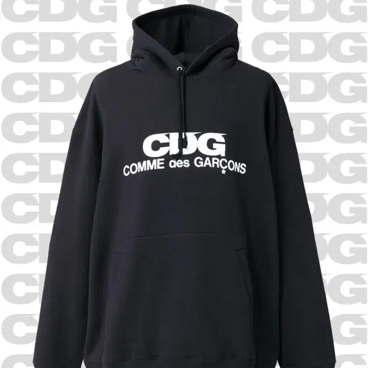 미개봉) cdg 후드티 네이비 xl