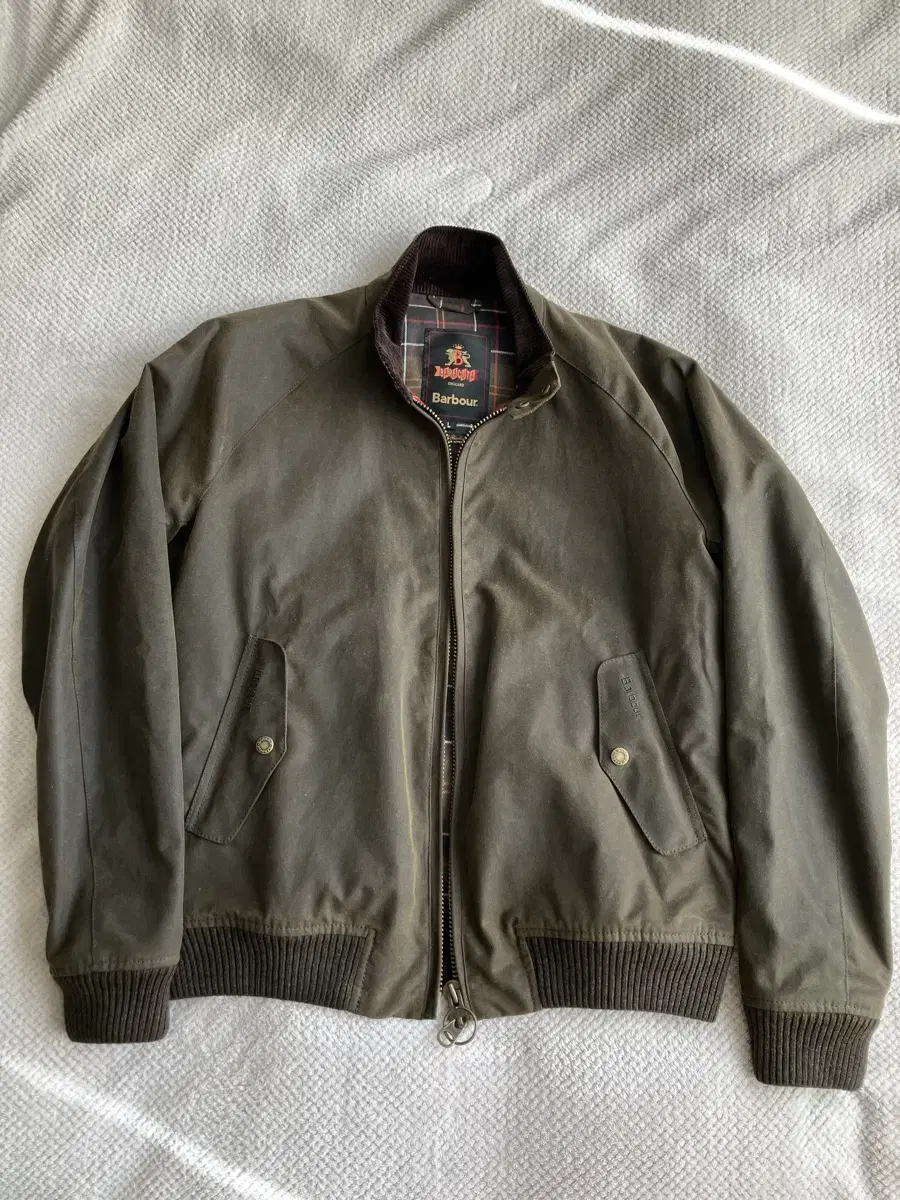 Barbour Barracuda Wax Jacket L (Taffeta)