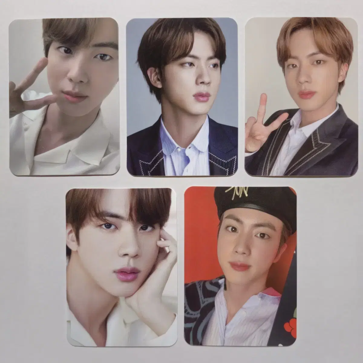 (5장 일괄) 방탄 BTS 디아이콘 석진 PVC 포카